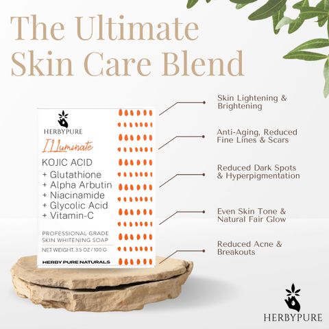 pure glutathione whitening bleaching soap Herby Illuminate | Kojic Acid Skin & Brightening - Price in India, Buy Herby Pure Illuminate Size:1.86oz / 55ml MTHFR S-Acetyl Glutathione Benefits: Why