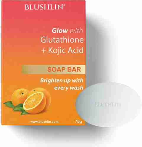 blushlin Skin Brightening Soap with Kojic Acid & Glutathione - Pack of 1 -  Price in India, Buy blushlin Skin Brightening Soap with Kojic Acid &  Glutathione