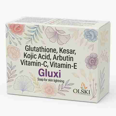 GLUXI Skin Lightening Soap | With Glutathione, Kojic Acid, Arbutin, Vitamin  C & E - Price in India, Buy GLUXI Skin Lightening Soap
