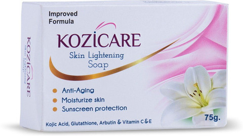 Kozicare Skin Lightening Soap with Kojic Acid, Glutathione & Arbutin -  Price in India, Buy Kozicare Skin Lightening Soap with Kojic Acid,  Glutathione & Arbutin Online In India, Reviews, Ratings & Features |