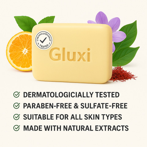 GLUXI Skin Lightening Soap | With Glutathione, Kojic Acid, Arbutin, Vitamin  C & E - Price in India, Buy GLUXI Skin Lightening Soap | With Glutathione,  Kojic Acid, Arbutin, Vitamin C &