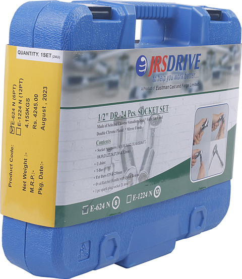 EASTMAN EastMan ProDrive 24-Piece Socket Wrench Set Socket Set