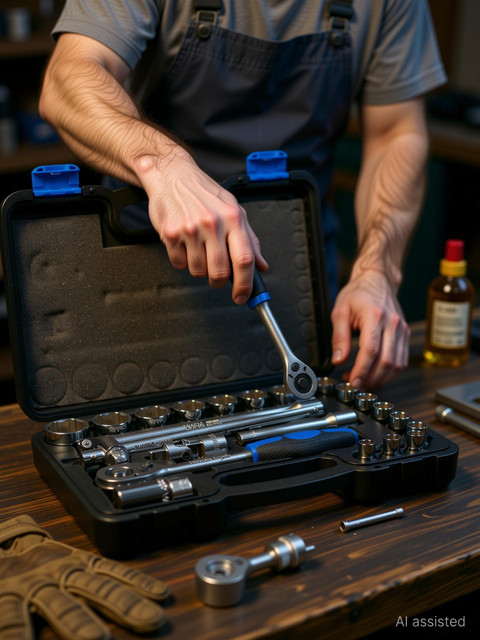 TATA AGRICO 24 in 1 Combinational Ratchet Socket Set, Hand Tool TATA AGRICO 24 in 1 Combinational Ratchet Socket Set, Hand Tool