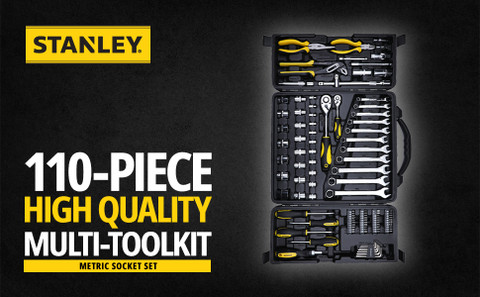 STANLEY STMT81243 MULTI TOOL SET - 110PC Socket Set Price in India