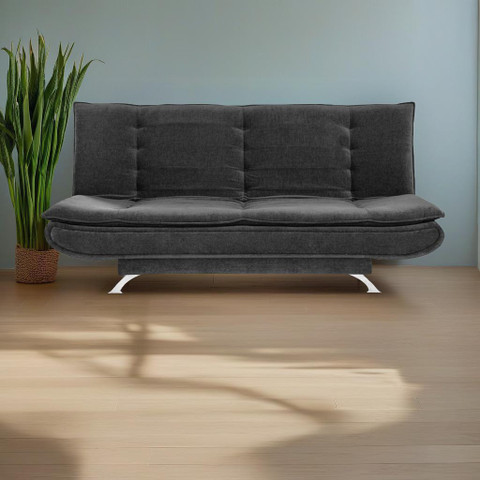 Wakefit Amoeba Seater Double Solid Wood Fold Out Sofa Cum Bed