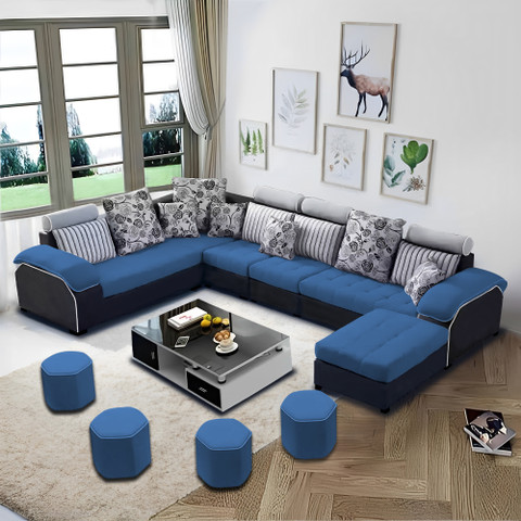 Casaliving Sirius Fabric 12 Seater Sofa Price in India - Buy