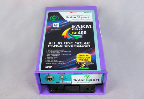 SolarXpert All in one Zatka Machine Solar Fence Energizer for up