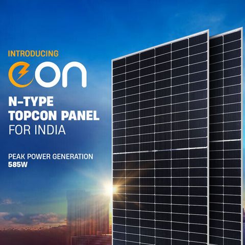 LUMINOUS 24585T144-BI TS (Bifacial) Topcon Solar Panel For Home and ...