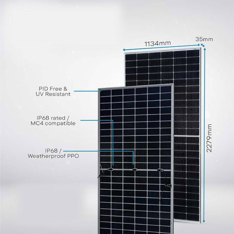Servotech 600W Bifacial Solar Panel (Pack of 2) | N-Type TOPCon Mono ...