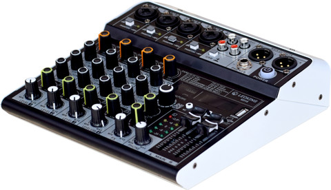 KH Portable Digital DJ Console w/USB 4 Channel Mixer Digital Sound