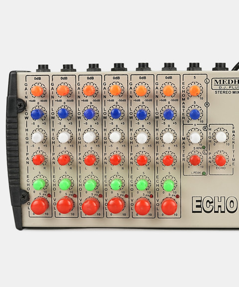 MEDHA D.J. PLUS SM-6 Professional 6 CHANNEL STERIO ECHO Analog