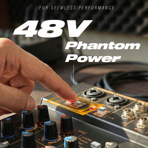 Digimore Professional Audio Mixer with 99 DSP Effects | USB/PC