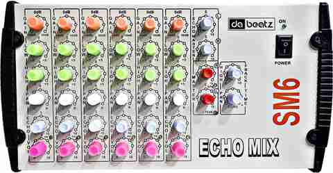 Da.Beatz. Professional 6-Channel mixer SM6 Analog Sound Mixer