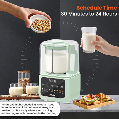 INALSA Blendora Hot & Cold|1100W|For Smoothies,Juices,Soups,Nut