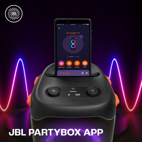 Buy JBL Partybox 110 with,Dynamic Light Show,Upto 12Hr Playtime