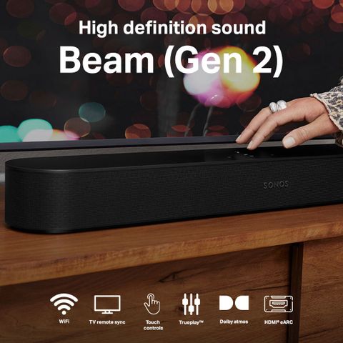 Buy Sonos Beam 2 Wireless Dolby Atmos,Wi-Fi Connect 250 W