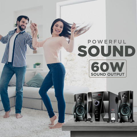 Buy Intex MM Speaker CRYSTAL FMUB 60 W Bluetooth Home Theatre