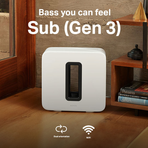 Buy Sonos Sub (Gen 3) Wireless 245 W Mobile/Tablet Speaker Online