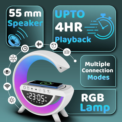 Buy SnapUp Groove G RGB Lights Wireless Charging Alarm 5-In-1