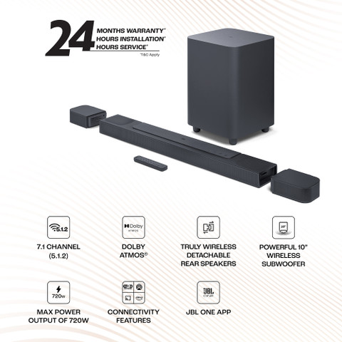 Buy JBL Bar 800 Pro True 3D Surround Sound, Wireless Subwoofer