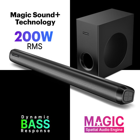 Bluetooth Speaker Soundbar 200w Rms BoAt Aavante Bar Thump 200W