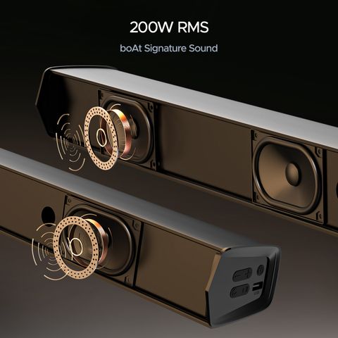 Buy boAt Bar Thump with Wired Subwoofer, RMS 200 W Bluetooth