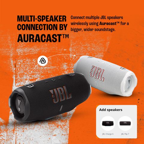 Buy JBL Charge 6,Powerful Pro Sound with AI Sound Boost,28 Hrs