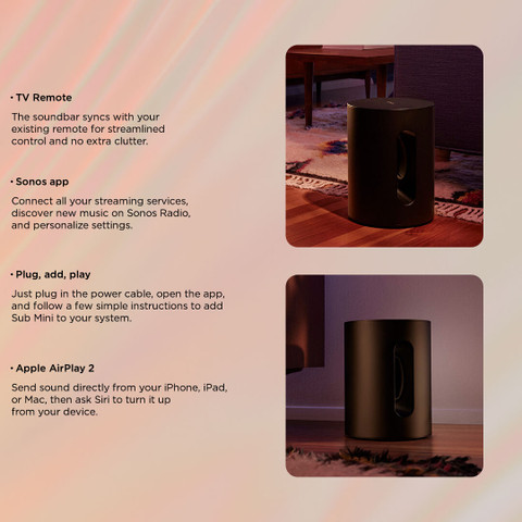 Buy Sonos Sub Mini 125 W Bluetooth Speaker Online from Flipkart.com