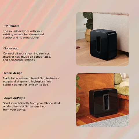 Buy Sonos Sub (Gen 3) Wireless 245 W Mobile/Tablet Speaker Online