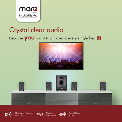 Buy MarQ by Flipkart MQ60HT41 60 W Bluetooth Home Theatre Online