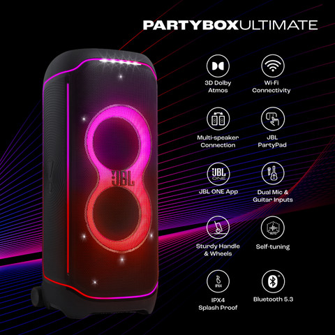日本最安値！超美品 JBL PARTYBOX ULTIMATE 1100W JBL PartyBox Ultimate - Large Party Speaker with 1100W RMS