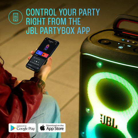JBL Partybox 520 Electrifying AI Sound Boost,Futuristic Light Show,15Hrs  Playtime 400 W Bluetooth Speaker
