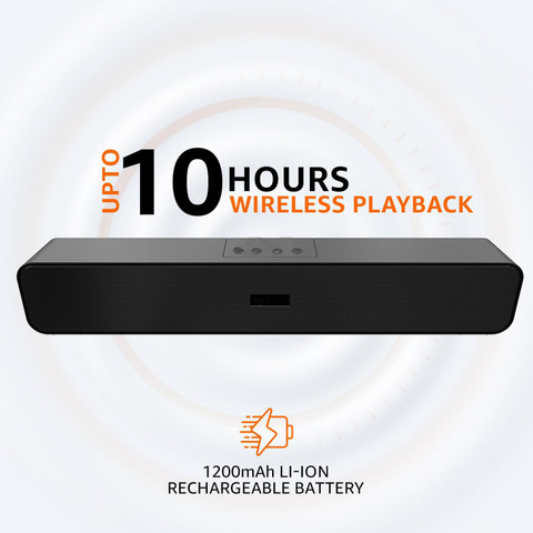 RZW Stereo Soundbar for Phone/TV 10 W Bluetooth Home Audio Speaker