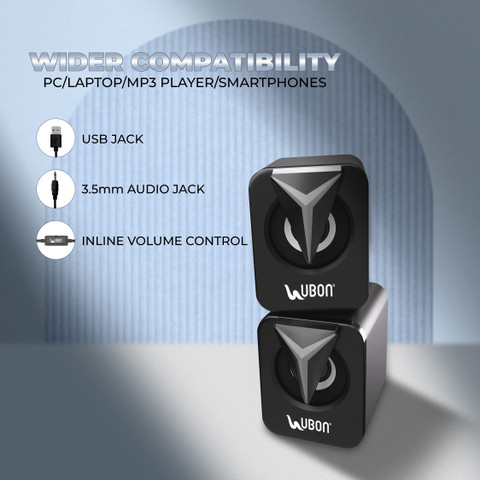 Buy Ubon CP-024 Speaker with Connector RGB Lights MP3
