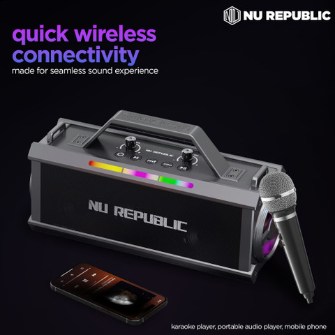 Buy Nu Republic Sonicpop 1200 with Upto 18 Hrs Playtime, X-Bass