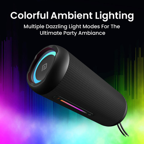 Buy Portronics Breeze 5 Portable Wireless With In Built Mic,6Hrs