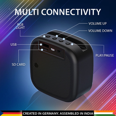Buy Blaupunkt BT03 RGB with Dynamic Lights W Bluetooth Speaker