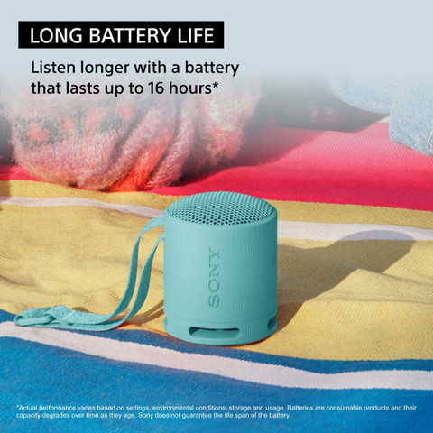 Buy SONY SRS-XB100 Portable Super-Compact,Waterproof, 16Hrs Batt