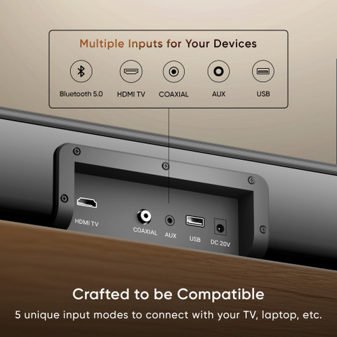 Budget Soundbar Best Small Soundbar Under 100 Buy Mivi Fort S100