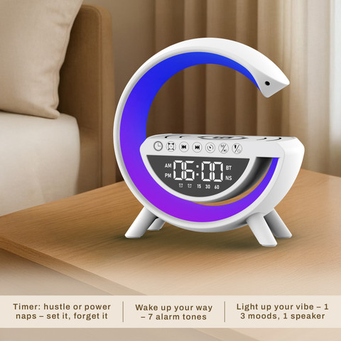 【G-Rap】 Eunio (Unique) - Listen Up Buy SnapUp Groove G RGB Lights Wireless Charging Alarm 5-In-1