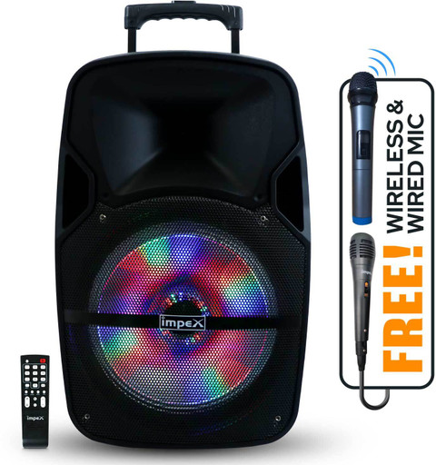 IMPEX ST 80AN with Trolley, Mic, Remote, Year Warranty 55 W Bluetooth  Party Speaker