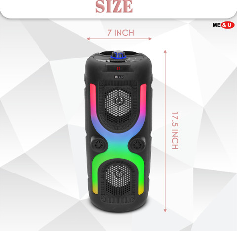 Buy ME&U Moving Moonstar 0012 Mode FM USB AUX BLUETOOTH KARAOKE