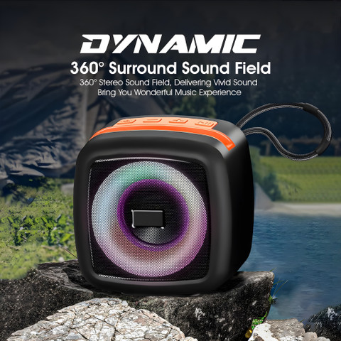 XVEP Good Quality Light 3D Thumping In Built RGB Light W Bluetooth  Speaker W Bluetooth Party Speaker