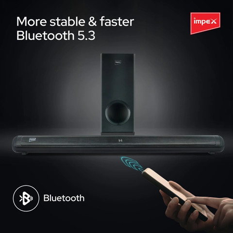 Buy IMPEX soundbar with subwoofer (TB 445) 100 W Bluetooth