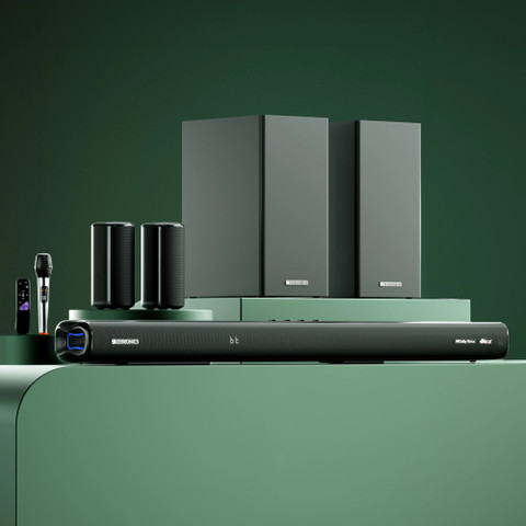 ZEBRONICS Juke Bar 9900 (SBSPK C3) DTS X, Dolby Atmos, 2x Wireless  Subwoofer Satellites 725 W Bluetooth Soundbar