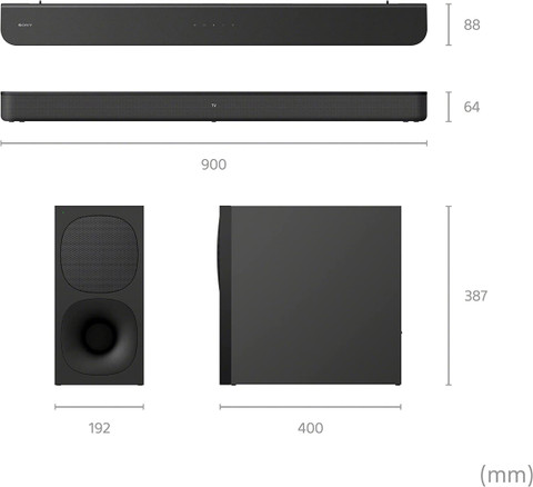 Buy SONY HT-S400 2.1ch Home theatre with Wireless subwoofer, S