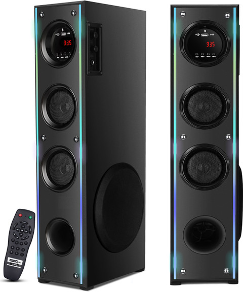 Buy RZG D-108 Wireless Bluetooth Speaker With LED ,USB FM Music