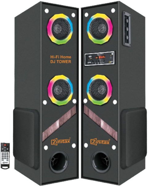 Buy Zinitax Double Decker Pair Tower – Hi-Fi Home DJ Tower