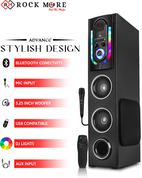 ROCK MORE RM 2107 55 W Bluetooth Tower Speaker