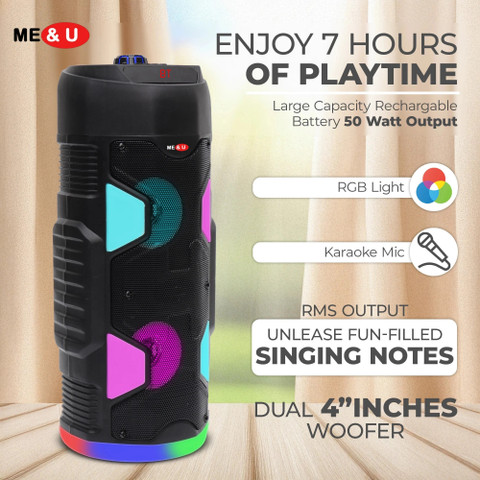 Buy ME&U heart Music with Dancing Light TWS Mode, FM, USB, AUX